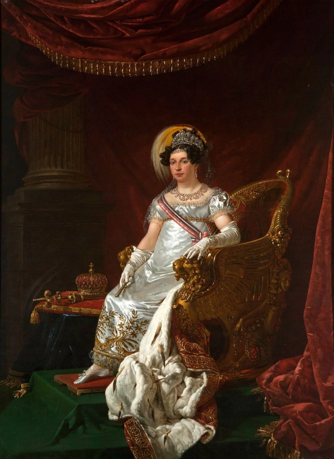 Pierre Van Hanselaere - Ritratto di Maria Isabella Infanta di Spagna, Reggia di Caserta